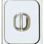 GN lid in stainless steel, GN 1/9