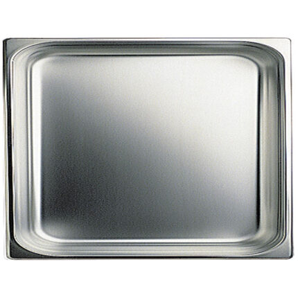 GN container in stainless steel, GN 2/1 h=40 mm