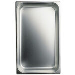 GN container in stainless steel, GN 1/4 h=40 mm