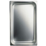 GN container in stainless steel, GN 2/4 h=40 mm
