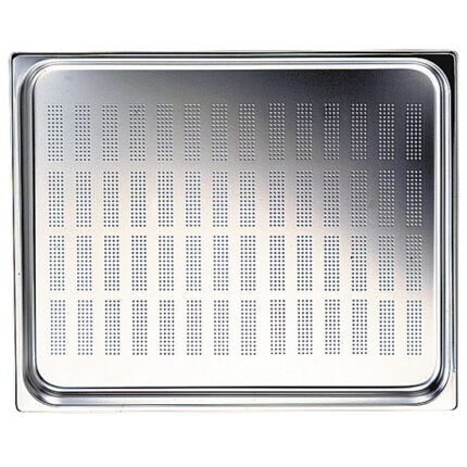 GN container in stainless steel, perforated, GN 1/2 h=40 mm