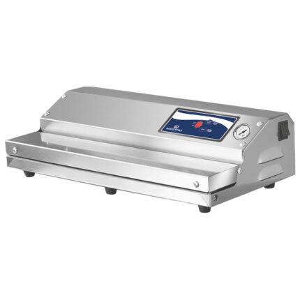 Vacuum machine with external suction, sealing bar 400 mm, 20 l/min.