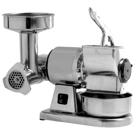 Meat mincer and grater for hard cheese, mouth ø 60 mm, 15 kg/h | 30 kg/h