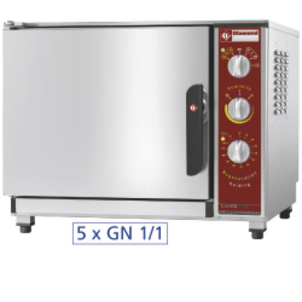 Electric oven regeneration - holding 5x GN 1/1 + humidifier