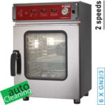 Electric oven, programmable steam/convection, 6x GN2/3