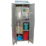 Locker for cleaning products