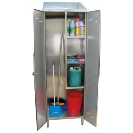 Locker for cleaning products