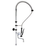 Pre-rinse unit with swivelling spout, for foot and knee operated control, connection 1/2
