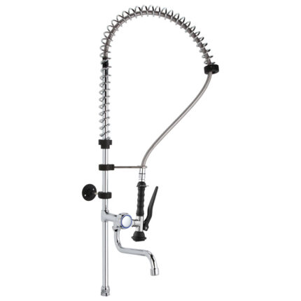 Pre-rinse unit with swivelling spout, for foot and knee operated control, connection 1/2