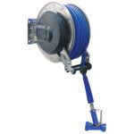 hose reel with spray gun, 10 m, connection  1/2