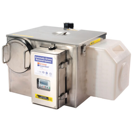 Automatic grease separator with automatic surface scum and timer, flow rate 0,5 litres/ second