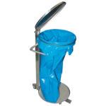 waste bag holder with lid