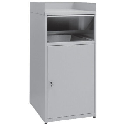 waste bin for empty of fast food tray