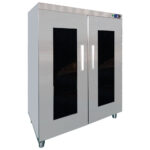 Sterilizer cupboard with timer and 4+4 levels