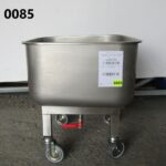Washing trolley with drain tap, 80 litres - DAMAGED