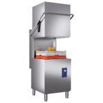 Hood-type dishwasher with detergent injector, mechanical, rack 50x50 cm, max h=42 cm