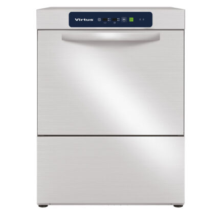 Utensil washer with detergent injector and drain pump, electronic, rack 50x60 cm, max h=40,5 cm