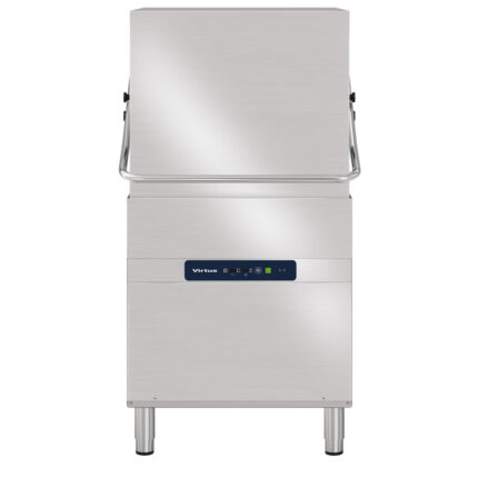 Hood-type dishwasher with detergent injector, electronic, 50x60 cm, max h=44 cm