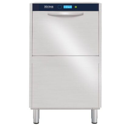 Utensil washer with detergent injector and drain pump, electronic, rack 60x67 cm, max h=47 cm