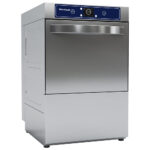 Glasswasher with electronic control, detergent dispenser and drain pump, rack 40x40 cm, max. h=28,5 cm