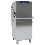 Hood dishwasher with drain pump, digital, rack 50x50 cm, max h=44 cm