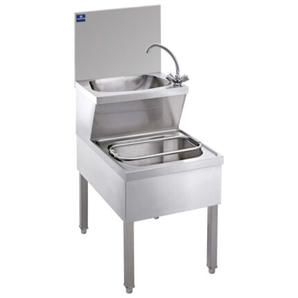 hand washing unit with draining system combination, 500x700 mm