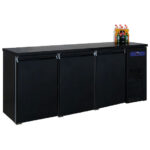 Bottle cooler 3 doors, 500 litres, -2°/+8°C