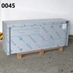 wall cupboard with sliding doors and middle shelf, 1600x400 mm - DAMAGED