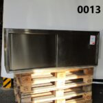 Wall cupboard with sliding doors and middle shelf, 1600x400 mm - SECOND-HAND