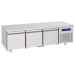 refrigerated undercounter with 3 drawers 1/1 for cooking hobs 700, w=1600 mm