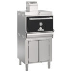 Charcoal oven on heated cabinet for approximately 110-130 dishes