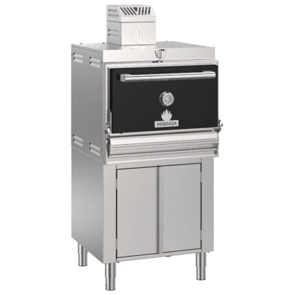 Charcoal oven on heated cabinet for approximately 75-95 dishes
