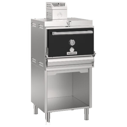 Charcoal oven for approximately 35-45 dishes with heating rack, tabletop version