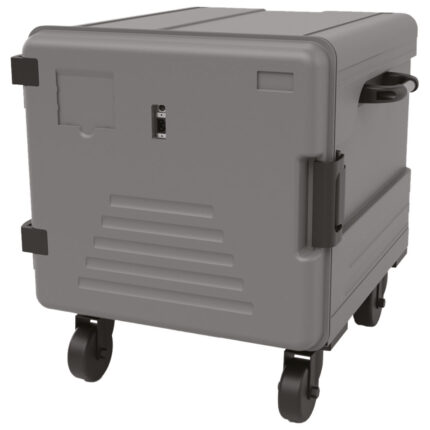 Thermo box heated on castors, 7x GN 2/1 h=65 mm