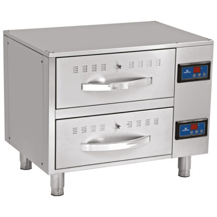 Drawer warmers, 2 drawers of GN 1/1