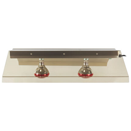 infrared lamps with stainless steel frame for roof-mounting, 2x GN 1/1