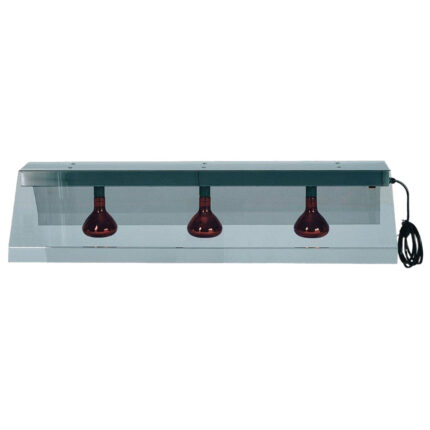 infrared lamps with stainless steel frame for roof-mounting, 3x GN 1/1