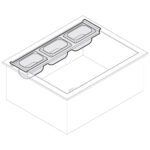 Container holder for ice well, 2x GN 1/9