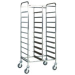 Trolley for GN trays, 20x GN 1/1, h=120 mm