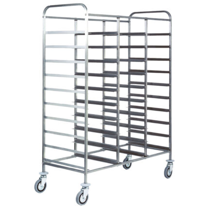 Trolley for GN trays, 30x GN 1/1, h=120 mm