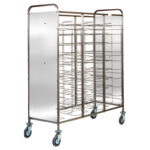 Trolley for GN trays with side panels, 30x 530x600 mm, h=125 mm