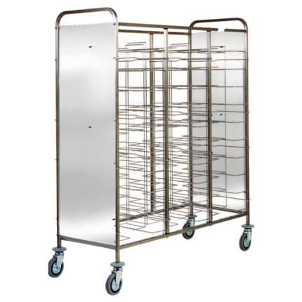 Trolley for GN trays with side panels, 30x 530x600 mm, h=125 mm