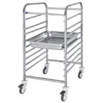 Trolley for GN containers, 9x GN 1/1 h=65 mm