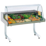 refrigerated counter for starters on castors, static cooling, +2°/+5°C, w=1500 mm