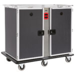 Hot banquett trolley for 12+12x GN 1/1 max. h= 65 mm, +65°/+75°C