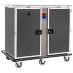 Hot and cold banquett trolley for 12+12x GN 1/1 max. h= 65 mm, +65°/+75°C | +4°/+10°C