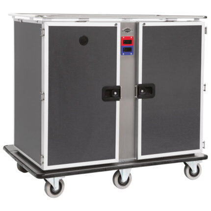 Hot and cold banquett trolley for 12+12x GN 1/1 max. h= 65 mm, +65°/+75°C | +4°/+10°C