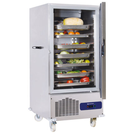 refrigerated cabinet for trays on castors, 12x GN 2/1, -2/+8 °C