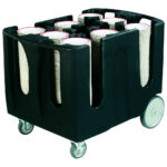 Caddy for plates with 6 colums, max. 270-360 ø 203÷248 mm