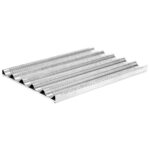 Sheet 600x400 mm for 5 French loaves, perforated and silicone coated